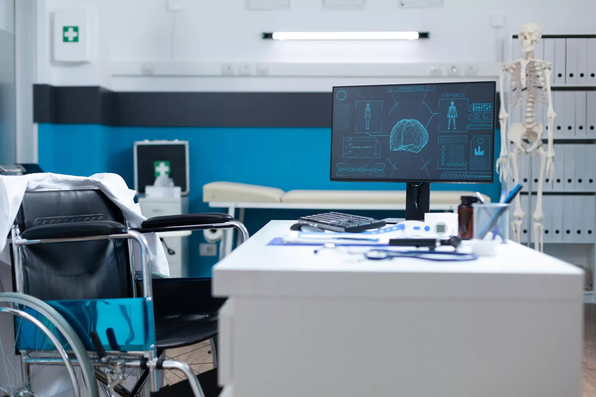 MRI and monitoring station